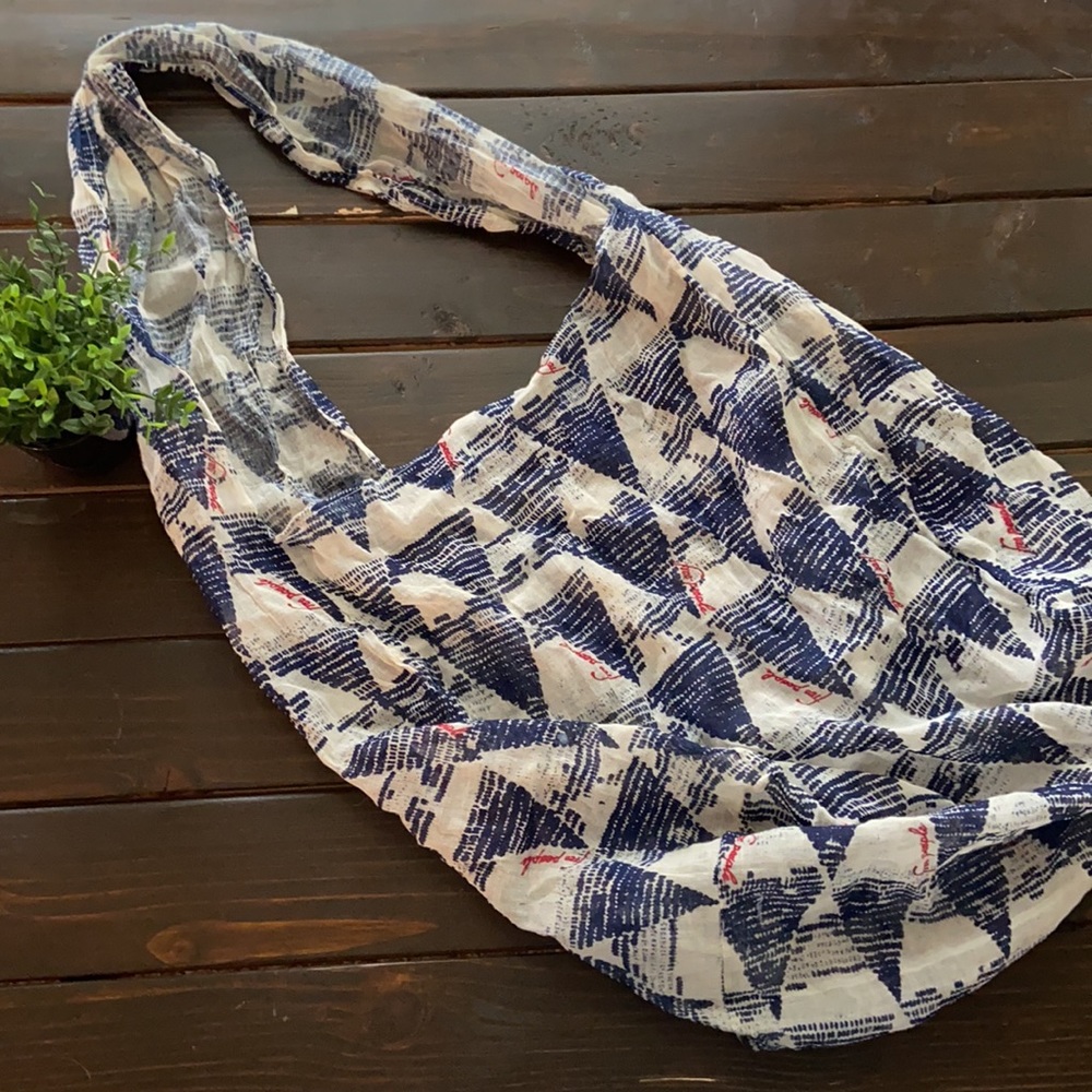 Free People Geometric Tote Bag Shoulder